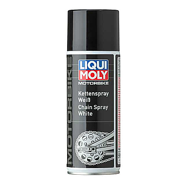 Motorbike Spray per catene bianco