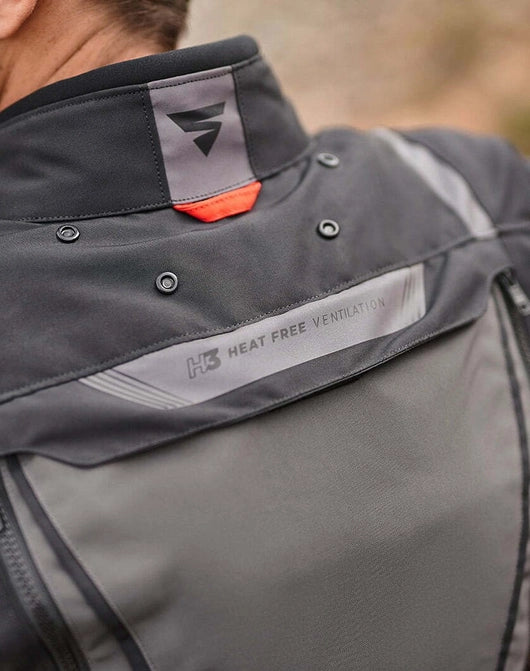 SHIMA Hero 2.0 giacca tessile da moto impermeabile nero