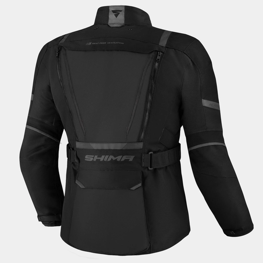 SHIMA Hero 2.0 giacca tessile da moto impermeabile nero