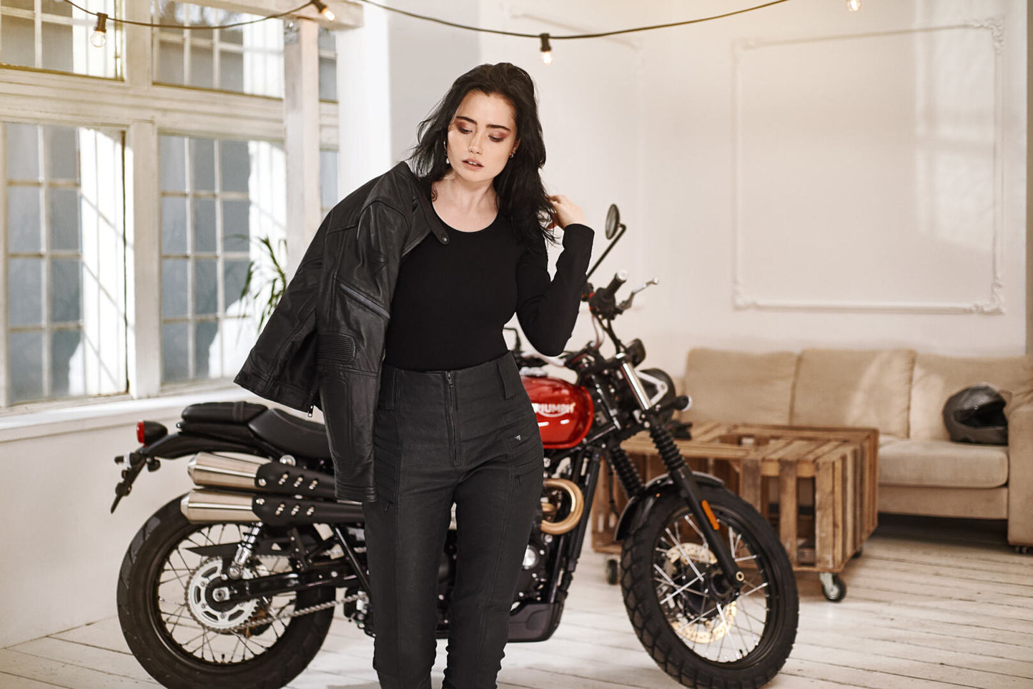 SHIMA Nox 2.0 Jeggings da moto da donna