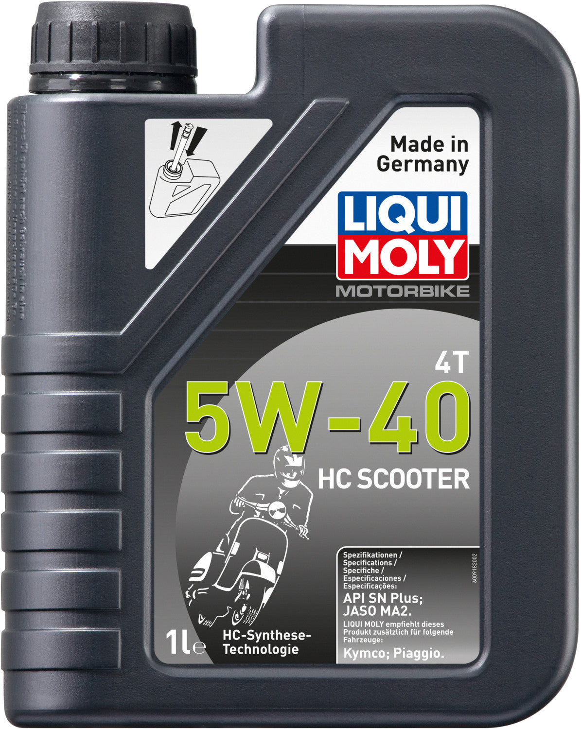 OLIO LIQUI MOLY 5W40 HC SCOOTER 4T 1LT
