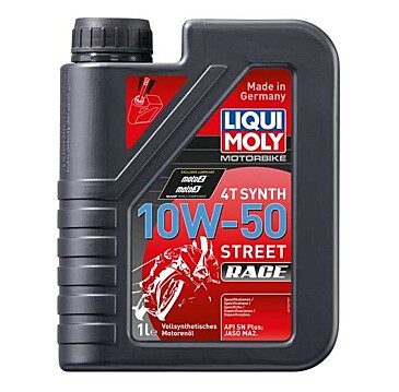 SKU: 1502  1 l  Motorbike 4T Synth 10W-50 Street Race