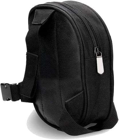 BORSA DA GAMBA UNIK M-0P NERO/FINITURA CARBONIO